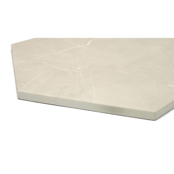Sterlina Ivory 8 in. x 10 in. Matte Porcelain (7.38 sq. ft. /Case)