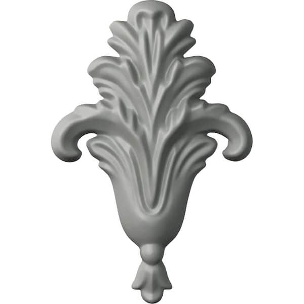 Ekena Millwork 1/2 in. x 3 in. x 4-1/2 in. Polyurethane Small Foliage Onlay Moulding