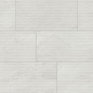 Bryne Coastline 12 in. x 24 in. Glazed Ceramic Fluted Wall Tile (15.56 sq. ft./Case)