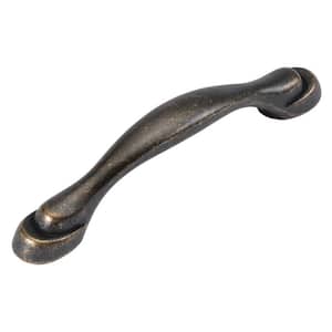 Eclipse Collection 3 in. (76 mm) Center-to-Center Windover Antique Finish Cabinet Door and Drawer Pull