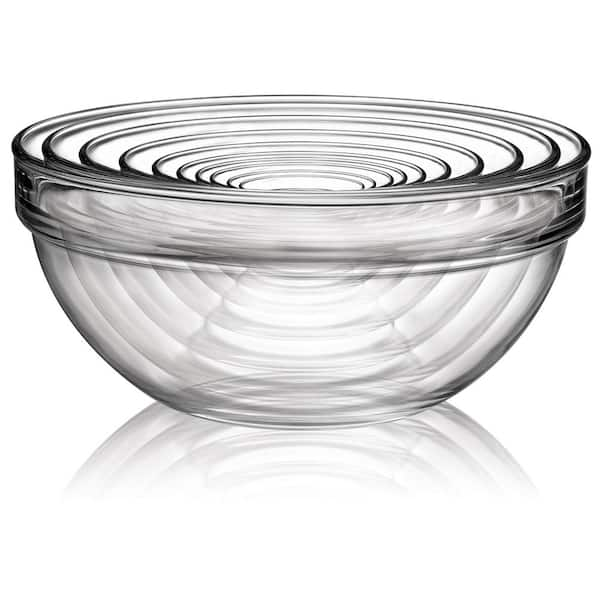 Luminarc Stackable 10-Piece Glass Mixing Bowl Set P8775 - The Home Depot