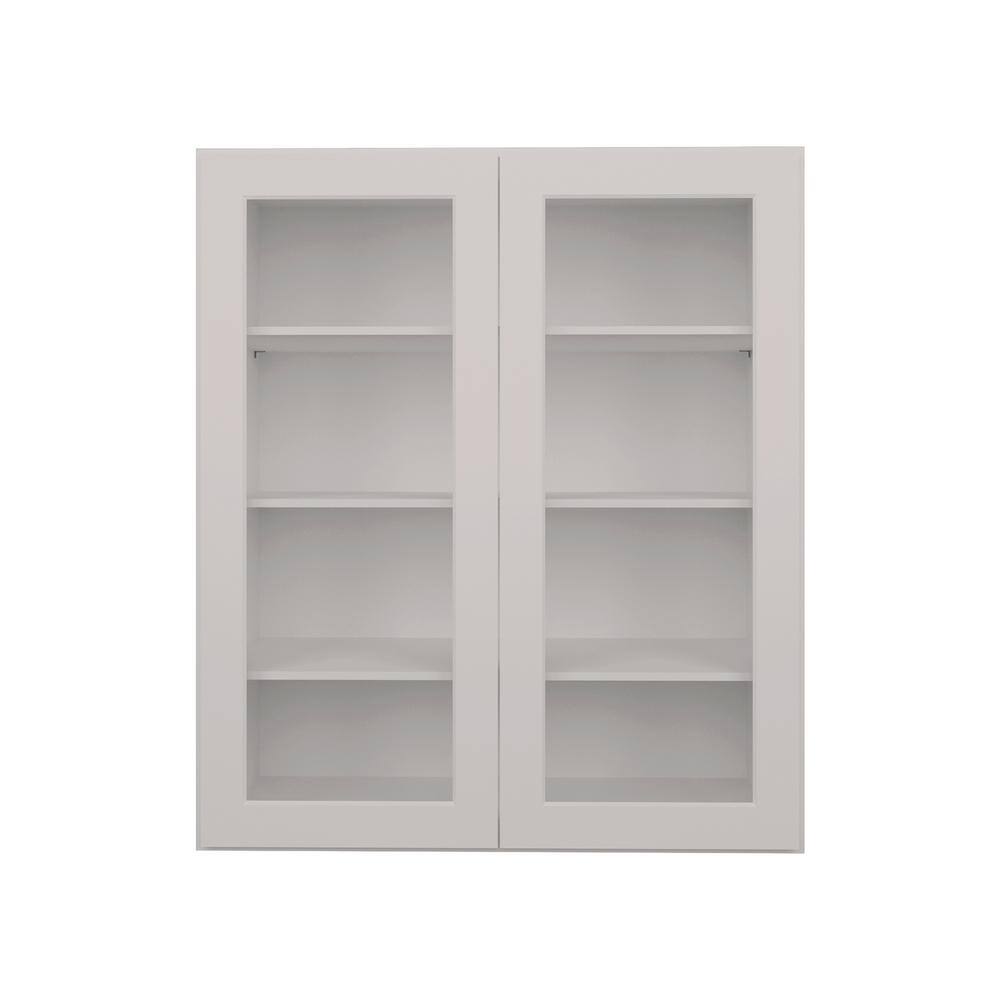 HOMLUX 30 in. W x 12 in. D x 42 in. H in Shaker Dove Ready to Assemble ...