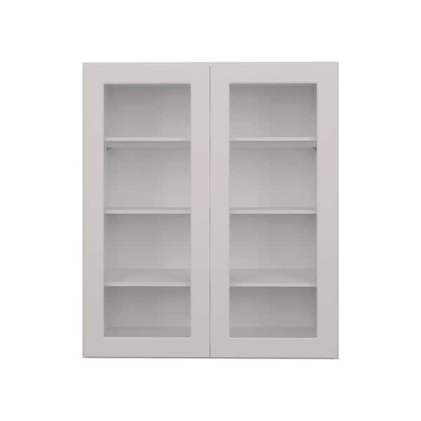 HOMLUX 30 in. W x 12 in. D x 42 in. H in Shaker Dove Ready to Assemble ...