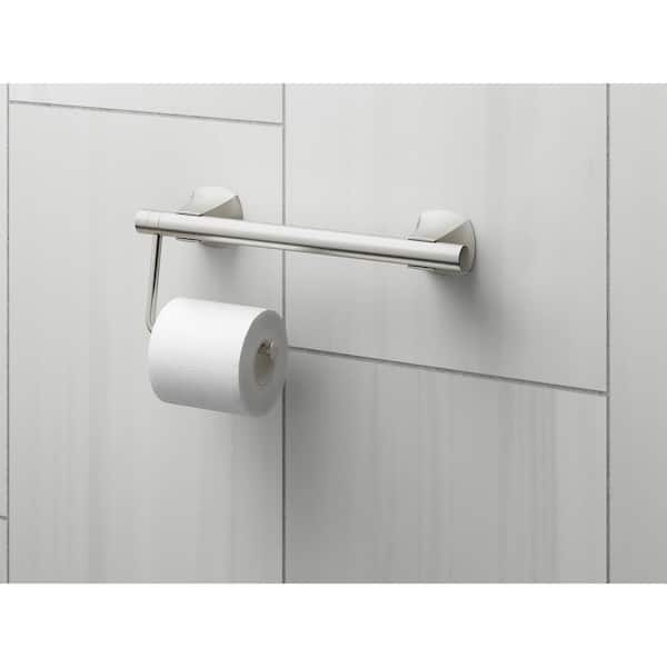 Kohler K-11415-BN Bancroft Toilet Tissue Holder Vibrant Brushed Nickel