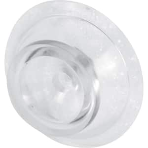 2-5/16 in., Clear Vinyl, Door Stop Bumper (2-pack)