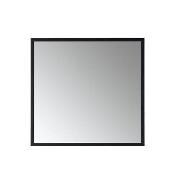 Luxaar Nuova 34 In W X 36 H Framed Rectangular Bathroom Vanity Mirror Matte Black Bfrm3436 The Home Depot Luxaar Nuova 34 In W X 36 H Framed, Matte Black Framed Vanity Mirrors