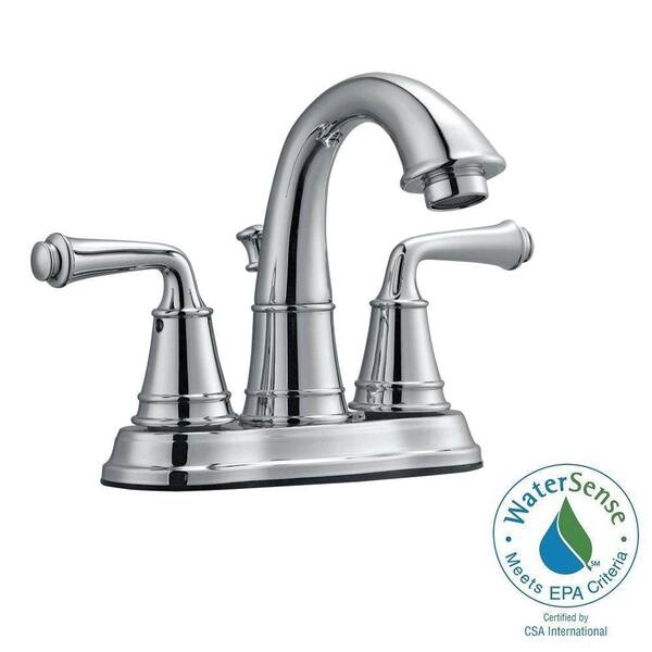 Design House Eden 4 in. Centerset 2-Handle Bathroom Faucet in Polished Chrome