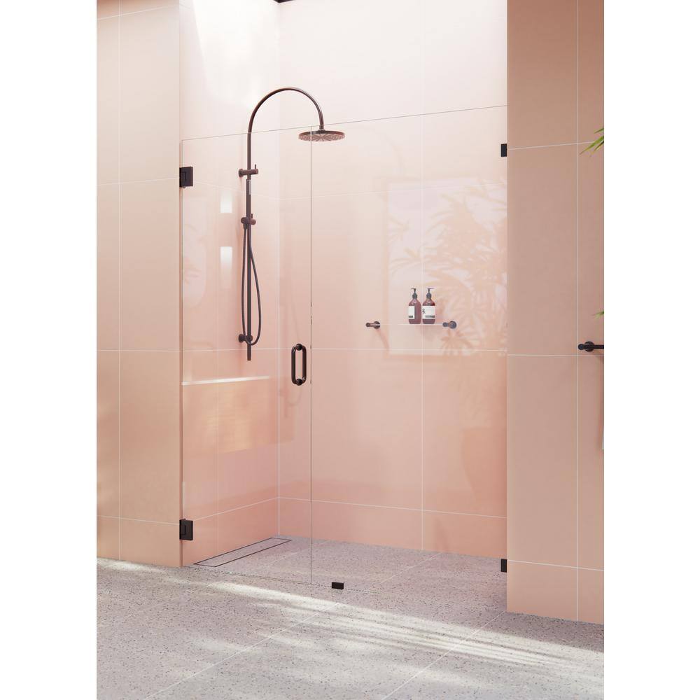 Illume 56" x 78" Frameless Shower Door with Oil Rubbed Bronze Finish
