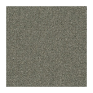 Advance - Stone - Gray Commercial/Residential 24 x 24 in. Glue-Down Carpet Tile Square (96 sq. ft.)