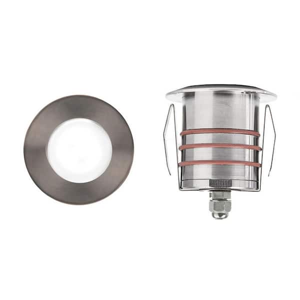 WAC LANDSCAPE 2 in. Round 12V 225-Lumen Bronze Stainless Steel