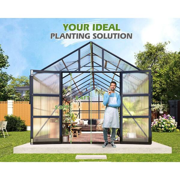 amerlife 120 in. W x 168 in. D x 100.8 in. H Polycarbonate