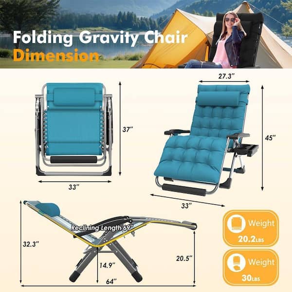 SEEUTEK 5-Position Adjustable Folding Cot Bed, Steel Outdoor