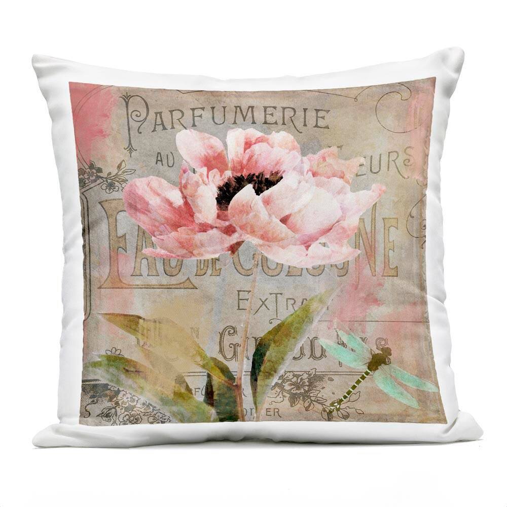 French Vintage Blossom Pink Square Outdoor Throw Pillow price history on PriceWatchPro
