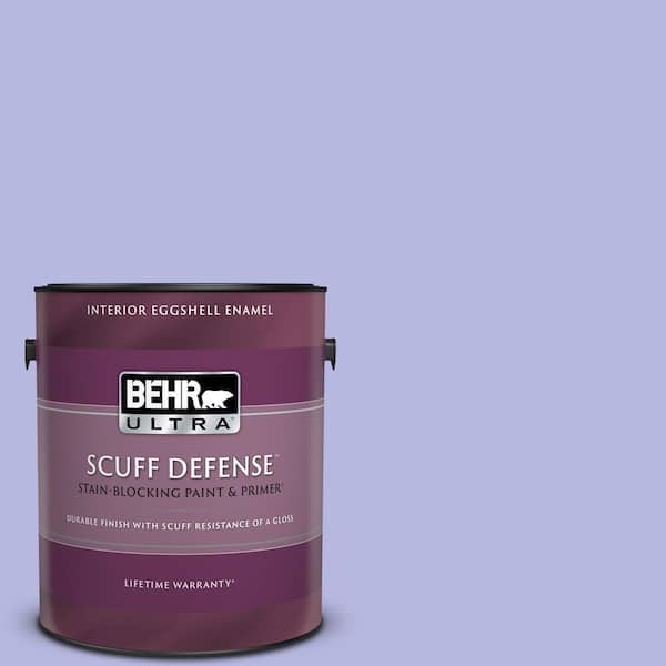 BEHR ULTRA 1 gal. #P550-3 Lavender Cloud Extra Durable Eggshell Enamel Interior Paint & Primer