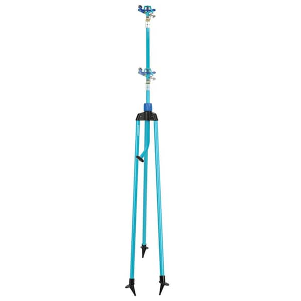 AQUA JOE Indestructible Zinc Impulse 360° Telescoping Tripod 