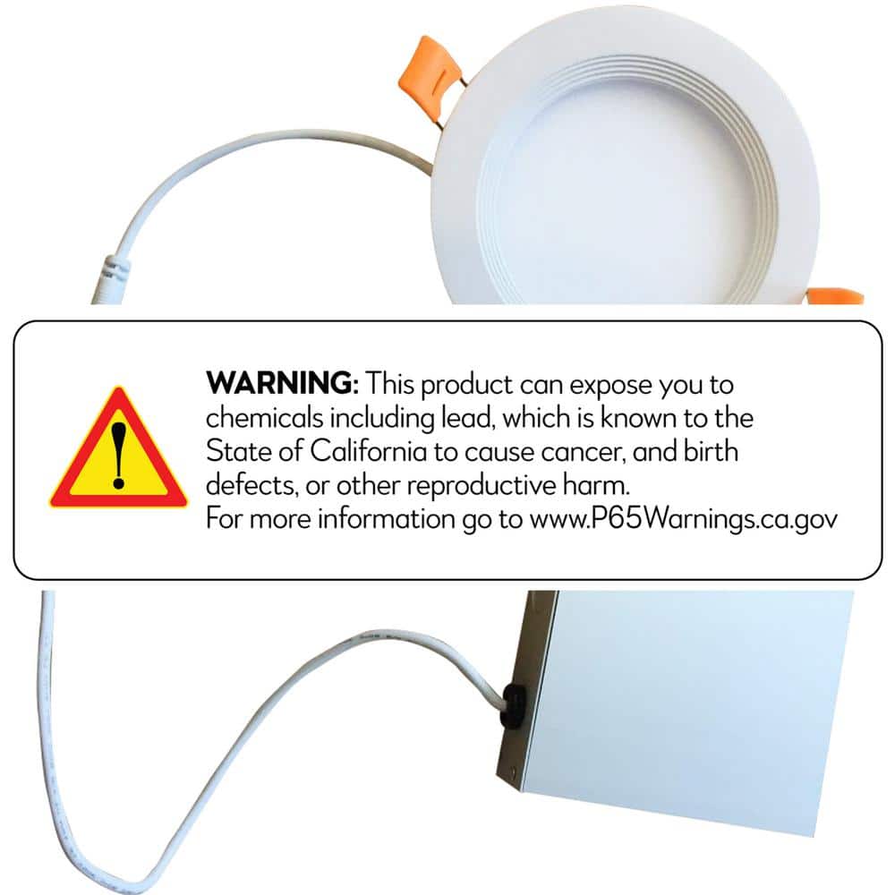 6'' White LED Recessed Downlight with Metal Jbox