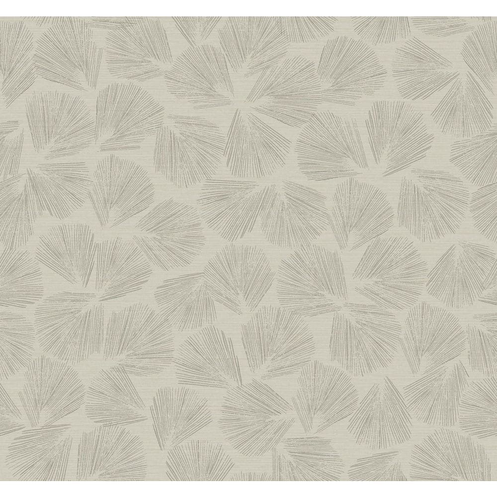 Elora Leaf Brown Wallpaper