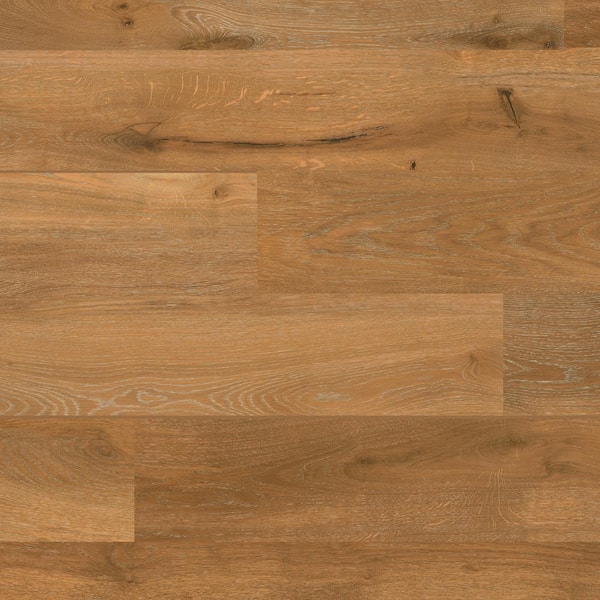 Molten Honey Oak 28 MIL x 7.76 in. W x 60 in. L Click-Lock Waterproof Luxury Vinyl Plank Flooring (25.87 sq.