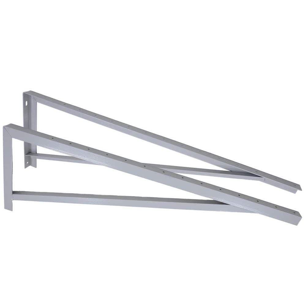 48 in. Steel Wall Mount Brackets for Mini Split AC Condenser or Heat Pump, 600 lb. Capacity (2-Pack) price history on PriceWatchPro