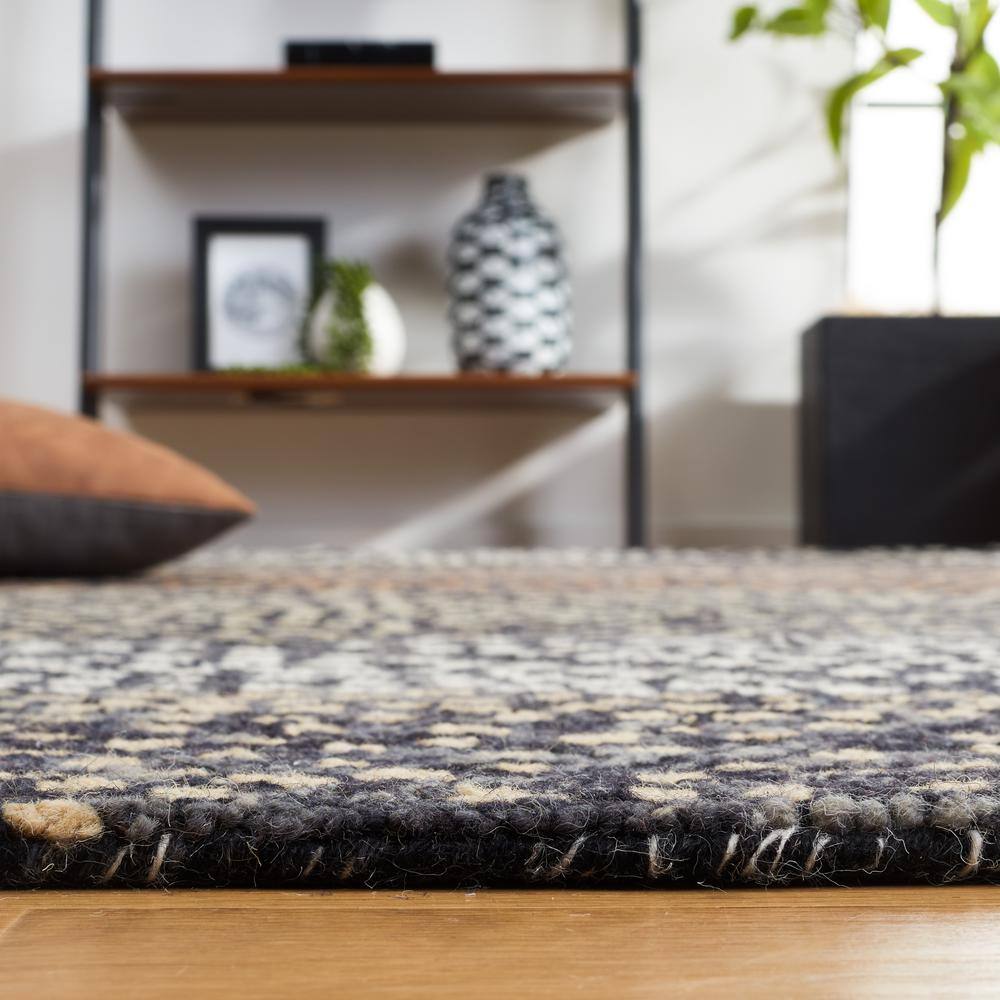 Trace TRC513 Hand Tufted Area Rug - Navy/Ivory - 3'x5' - Safavieh.
