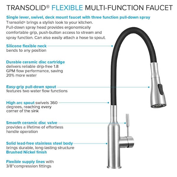 Transolid 25 in. x 22 in. Brushed Satin Stainless Steel Utility Sink with Wash Stand