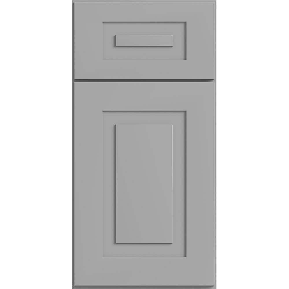 Home Decorators Collection Grayson Pearl Gray Plywood Shaker Stock Assembled Bath Kitchen