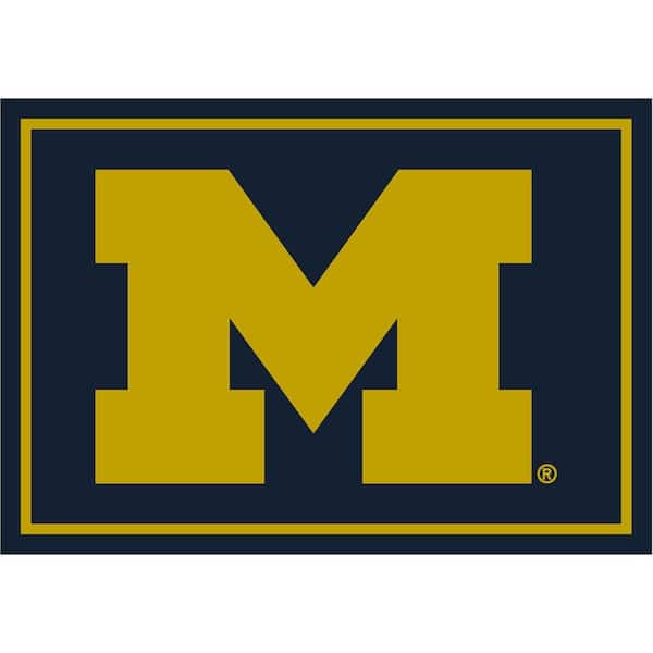 IMPERIAL University of Michigan 4 ft. by 6 ft. Spirit Area Rug