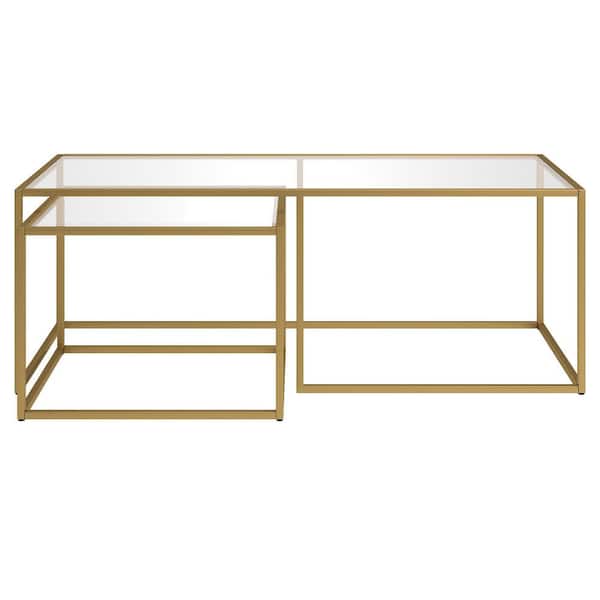 Meyer&Cross Kennedy Nested Brass Coffee Table