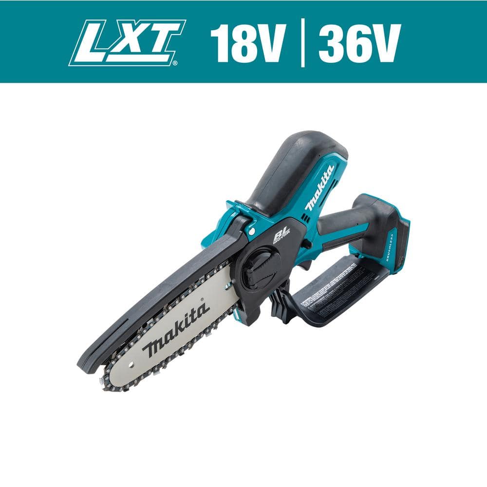 Makita 18V LXT Lithium-Ion Brushless Cordless 6 in. Chain Saw (Tool Only)  XCU14Z - The Home Depot