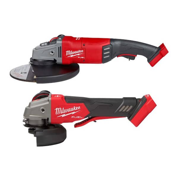 M18 FUEL 18V Lith-Ion Brushless Cordless 7 in. /9 in. Angle Grinder w/ Variable Speed & Paddle Switch