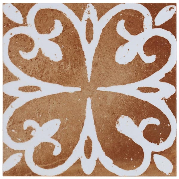 Ivy Hill Tile Angela Harris Sicilia Kasma Cotta 7.87 in. x 0.31 in. Matte Porcelain Floor and Wall Tile Sample
