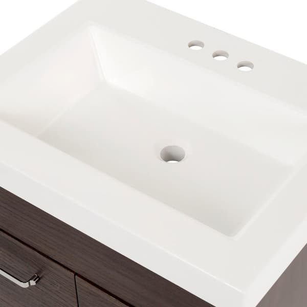 Water Creation Hartford 48 Po. L X 22 Po. Vanité De Bain D En Blanc Avec Dessus De Vanite En Marbre Avec Lavabo Blanc Et Miroir
