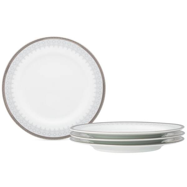 Noritake Silver Colonnade 6.5 in (White) Porcelain Bread and Butter