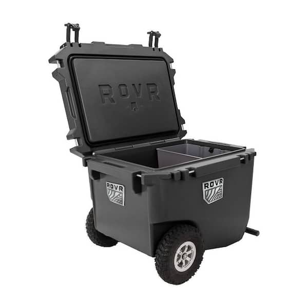 RovR RollR 60 qt. Wheeled Hard Cooler with Tow Handle (Granite) R