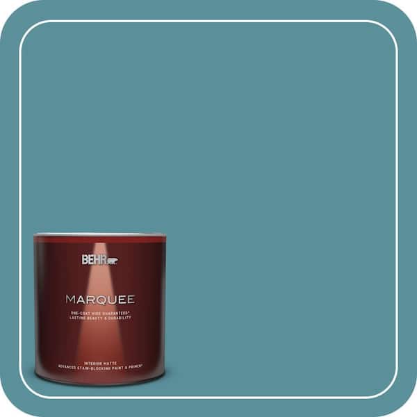 BEHR MARQUEE 1 qt. #520F-5 Harbor Matte Interior Paint & Primer