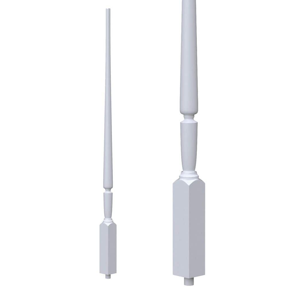 Stair Parts 39 in. x 1-3/4 in. 2015 Primed Pin Top Wood Baluster for Stair Remodel price history on PriceWatchPro