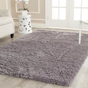 Classic Shag Ultra Gray 2 ft. x 3 ft. Solid Area Rug