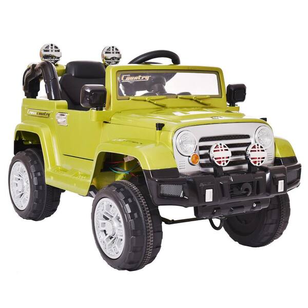 TOBBI 12-Volt Ride-On Truck Car with Remote Control, Battery Powered ...