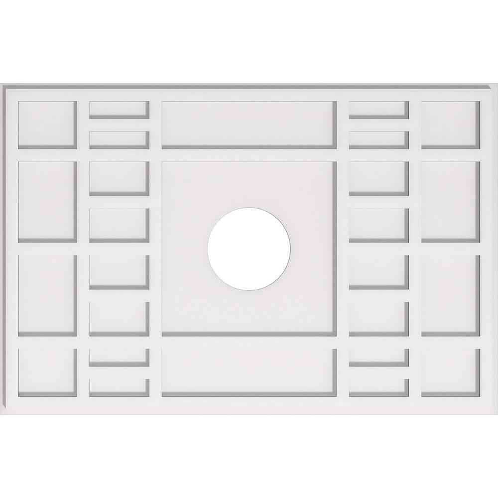 36 in. W x 24 in. H x 6 in. ID x 1 in. P Beaux Architectural Grade PVC Contemporary Ceiling Medallion price history on PriceWatchPro