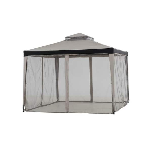 Sunjoy 10 ft. x 10 ft. Outdoor Patio Gazebo, Outdoor Backyard