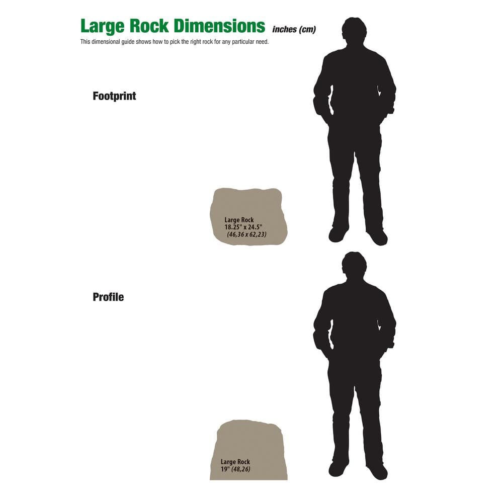 Large Sandstone Resin Outdoor Landscape Rock