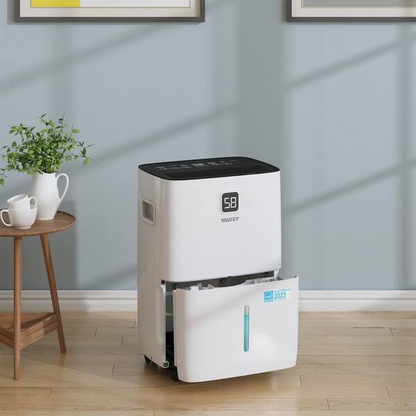 Yaufey 120-Pint Energy Star Dehumidifier for Home, Basement and Large Rooms  up to 6000 Sq. Ft, Powerful and Quiet - Bed Bath & Beyond - 39393017