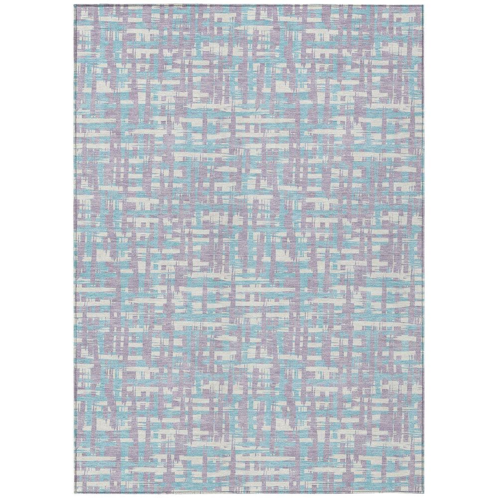 Chantille Machine Washable Indoor/Outdoor Abstract ACN1060 Lavender 8 ft. x 10 ft. Area Rug price history on PriceWatchPro