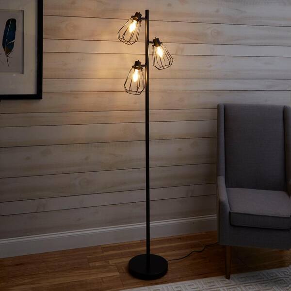 Black Floor Lamp With Shade, Black Lamp Shades Home Depot