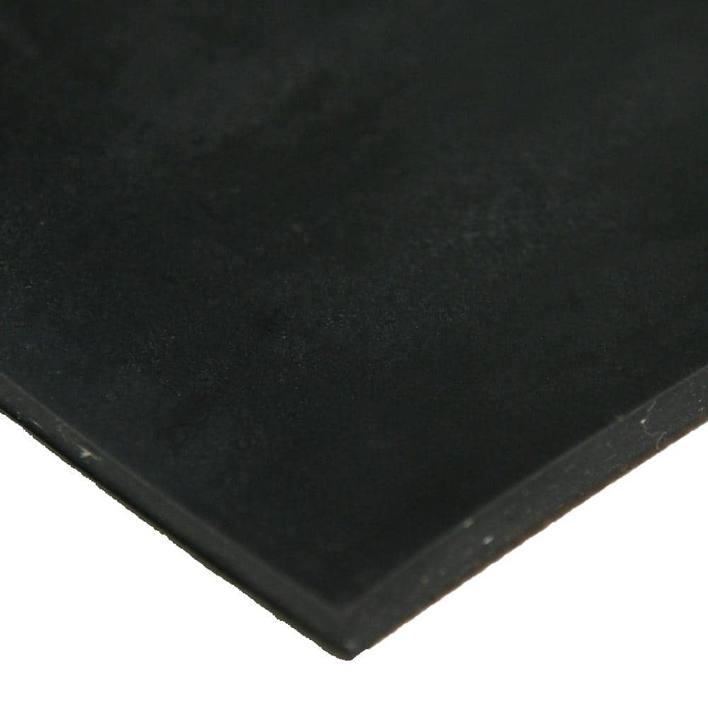 Rubber Flooring Roll Geneva 1/2 Inch Black Per SF