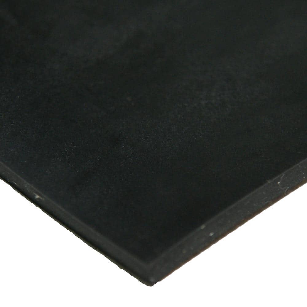 Rubber-Cal - Cloth Inserted SBR - 70A - Rubber Sheet - 1/16 Thick - 36 Width x 24 Length - Black 20-107