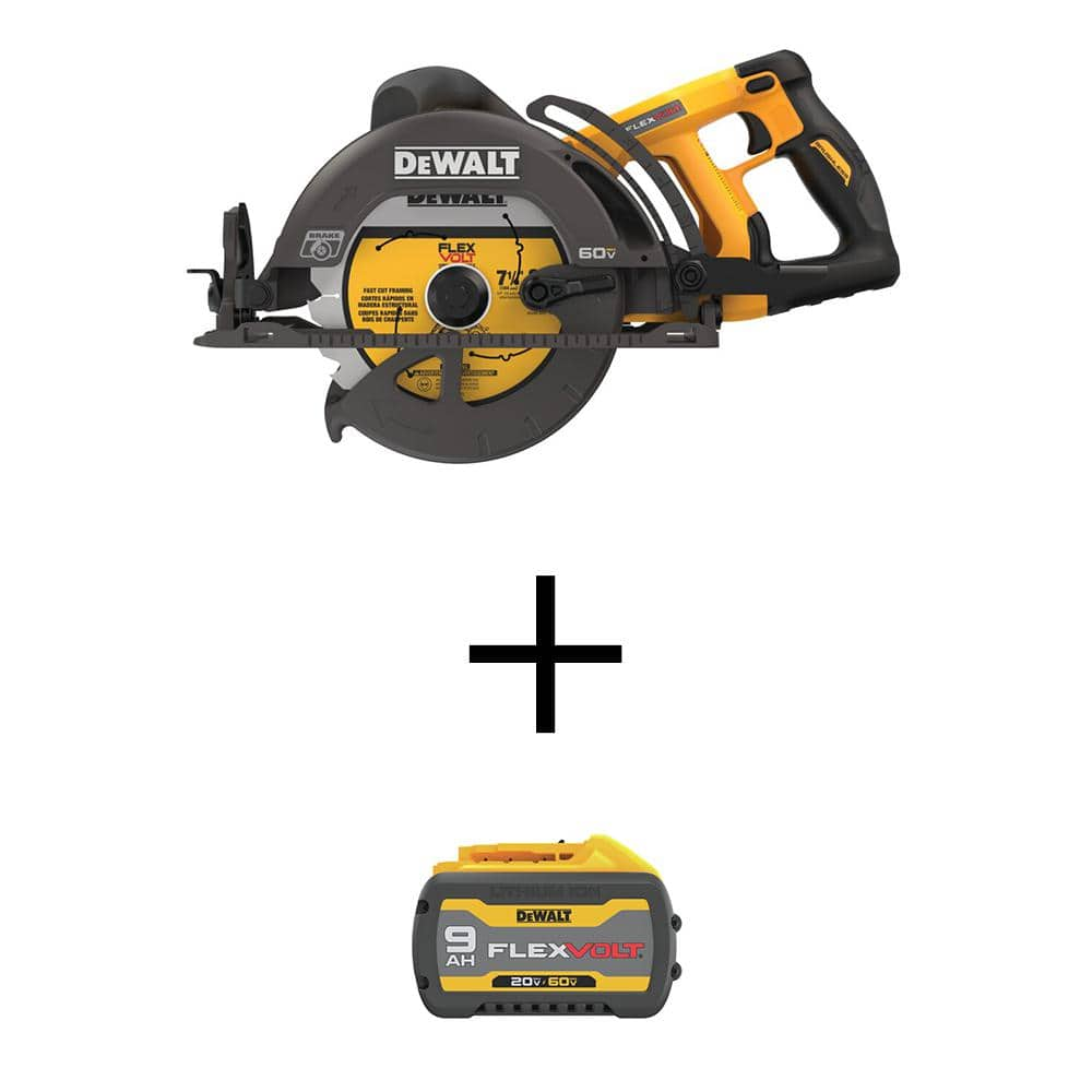 DEWALT FLEXVOLT 60V MAX Lithium Ion Cordless Brushless 7 1 4 in