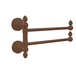 Waverly Place Collection 2 Swing Arm Towel Rail in Antique Bronze