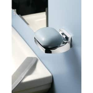 Contemporary Wall Mounted Soap Holder in Chrome
