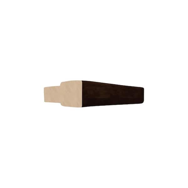 Home Decorators Collection Newport Grayson 96 in. W x 2 in. D x 0.75 in. H Solid Wood Kitchen Cabinet Stack T Molding in Manganite